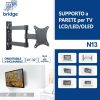Supporto staffa 2 bracci per TV LCD LED 24 26 28 32 pollici