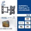 Supporto staffa 2 bracci per TV LCD LED 24 26 28 32 40 42 pollici