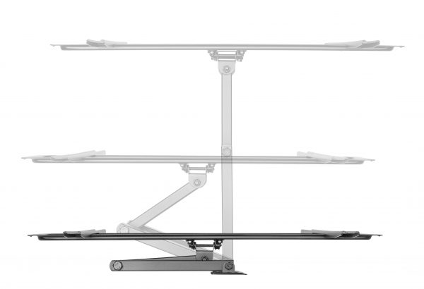 Supporto staffa 2 bracci per TV LCD LED 42 50 55 60 65 70 pollici