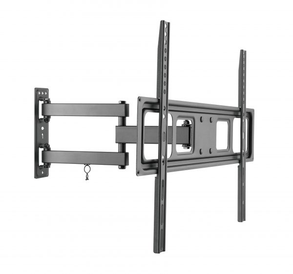 Supporto staffa 2 bracci per TV LCD LED 42 50 55 60 65 70 pollici