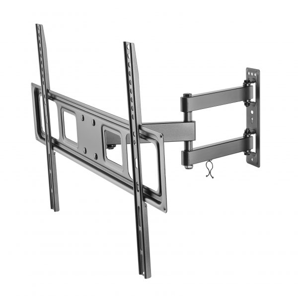 Supporto staffa 2 bracci per TV LCD LED 42 50 55 60 65 70 pollici