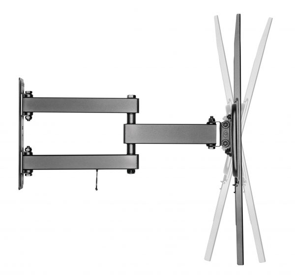 Supporto staffa 2 bracci per TV LCD LED 42 50 55 60 65 70 pollici