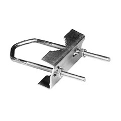 Zanca da ringhiera per pali antenna diametro 25 / 40 mm