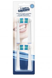 4 TESTINE DI RICAMBIO COMPATIBILI PER SPAZZOLINI ELETTRICI ORAL-B