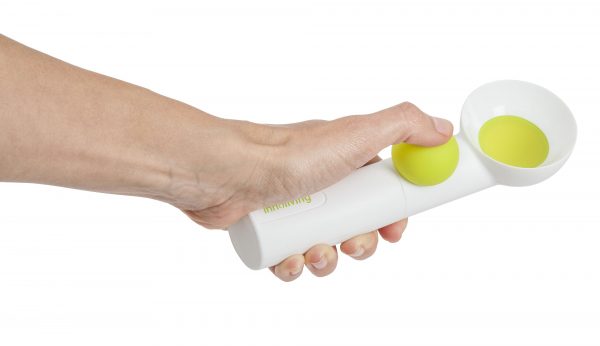 CUCCHIAIO PORZIONATORE CON PULSANTE DI RILASCIO CUCCHIAIO PORZIONATORE CON PULSANTE DI RILASCIO