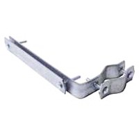 Zanca da balcone per pali 25-60 per fissaggio parabole antenne