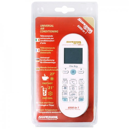 Telecomando condizionatori universale 6000 codici Superior SUP031