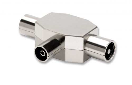 Adattatore sdoppiatore switch 2 spine 1 presa antenna