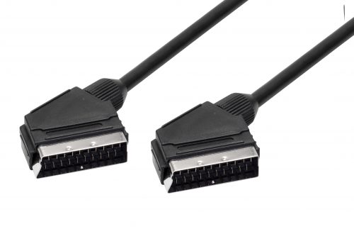 Cavo scart 21 poli schermato totale 1,5 mt