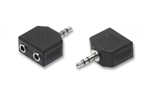 Adattatore switch 1 spina jack 3,5 mm 2 prese jack 3,5 mm