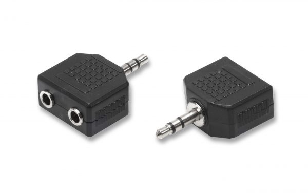 Adattatore switch 1 spina jack 3,5 mm 2 prese jack 3,5 mm