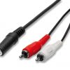 Cavo audio presa jack 3,5 mm stereo 2 spine rca 1,5 mt