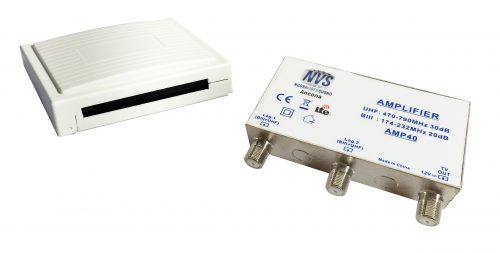 Amplificatore miscelatore da palo 2 ingressi B III UHF