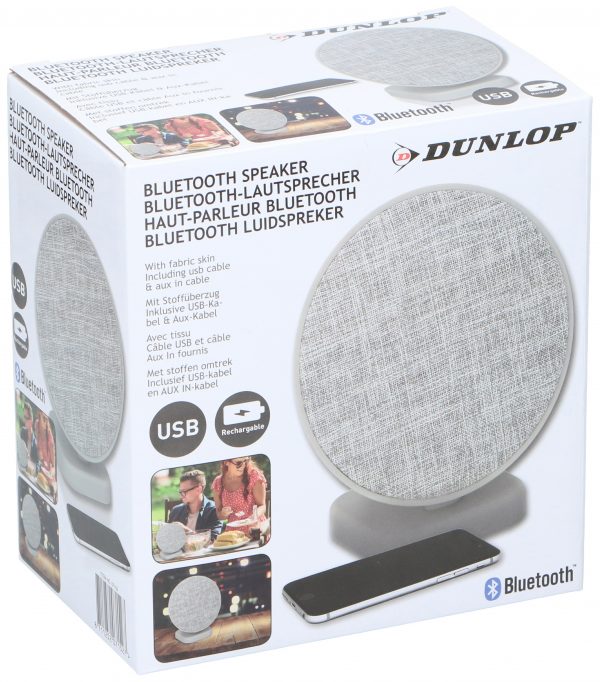 Diffusore speaker Bluetooth 2x3W Dunlop