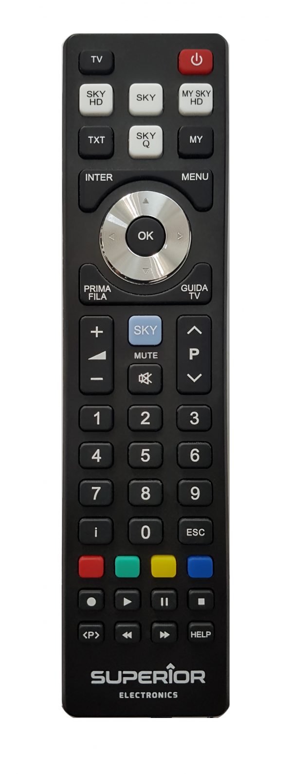 Telecomando universale pronto uso per decoder SKY Superior