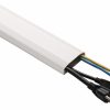 Canalina per cavi in plastica colore bianco 75 cm