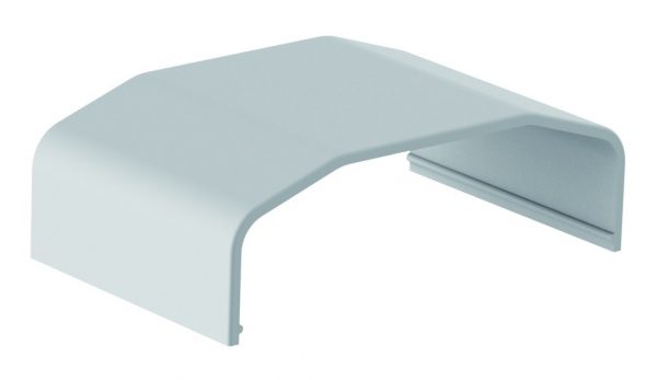 Canalina per cavi in plastica colore bianco 75 cm