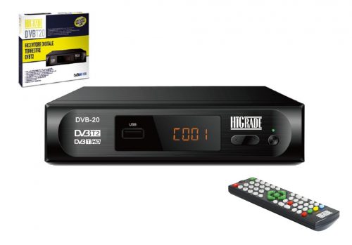 Ricevitore Decoder Digitale Terrestre HEVC H265 10 BIT