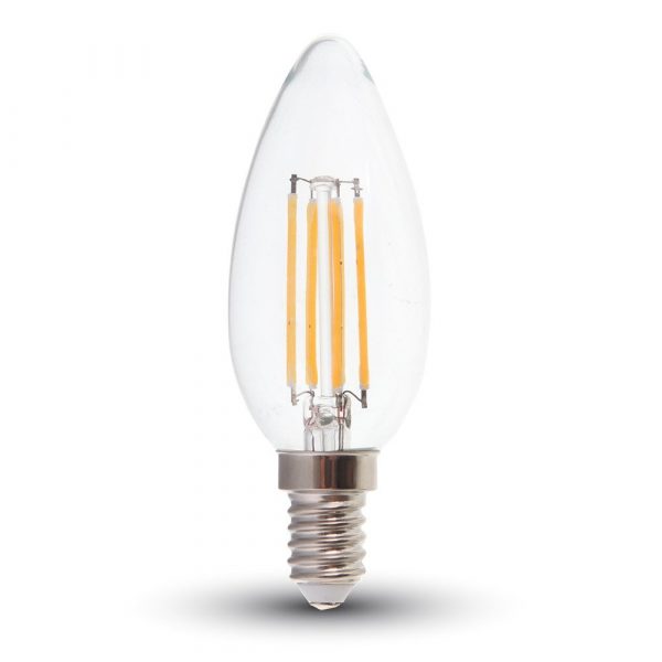 Lampadina led goccia 8W calda 2700K E27 VT-1978