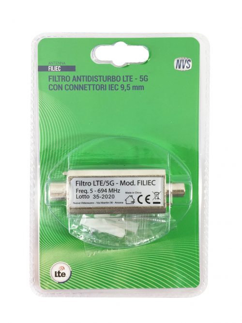 Filtro antenna antidisturbo LTE 5G con connettori F