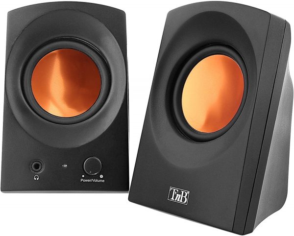 Coppia diffusori amplificati per TV PC Tablet Smartphones