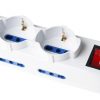 Multipresa ciabatta 9 prese prese 1016A + Schuko con interruttore 3027