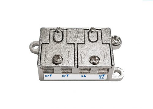 Partitore passante di segnali tv dvb 1 ingresso 2 uscite