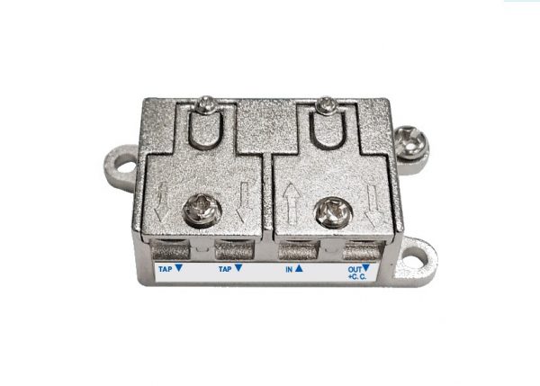 Partitore passante di segnali tv dvb 1 ingresso 2 uscite