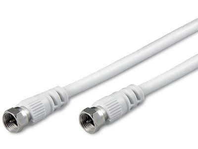 N1901 Cavo coassiale satellitare antenna parabola 2 spine tipo F - 5 mt