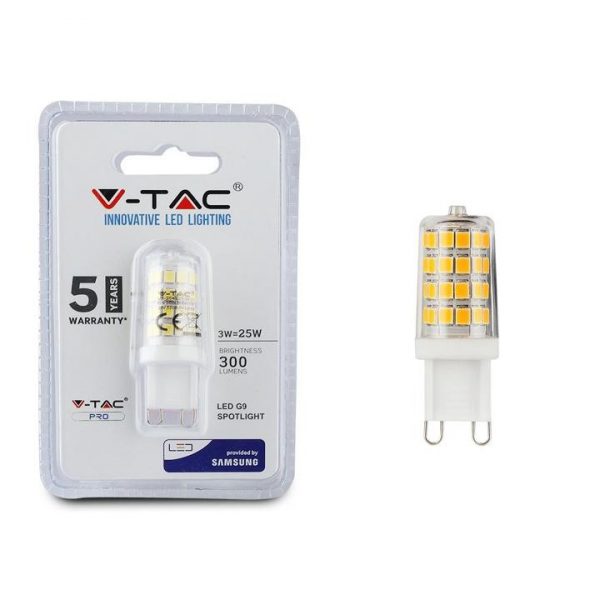 Faretto led 5W naturale 4000K GU10 VT-1975 V-TAC