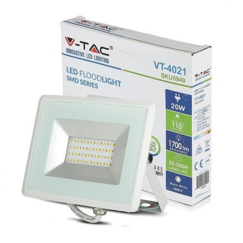 Faretto led 5W calda 2700K GU10 VT-1975 V-TAC