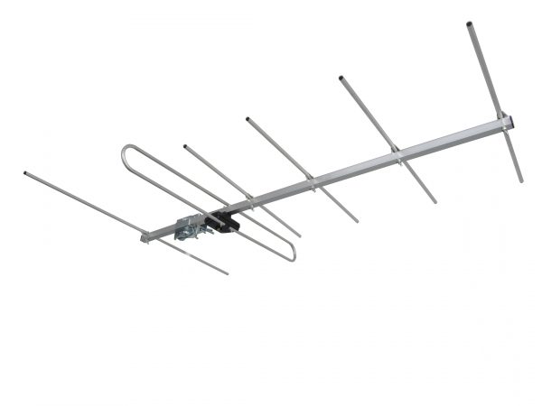 Antenna esterna da tetto in alluminio VHF tipo YAGI per DVB-T a 6 elementi