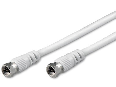 19/03 Cavo coassiale satellitare antenna parabola 2 spine tipo F - 10 mt