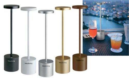 INN-094C Lampada Led Da Tavolo Corten