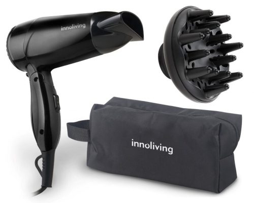 INN-618 Asciugacapelli Da Viaggio Con Diffusore E Custodia