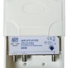 AMP60 Amplificatore da palo con 1 ingresso UHF e 2 uscite di segnale