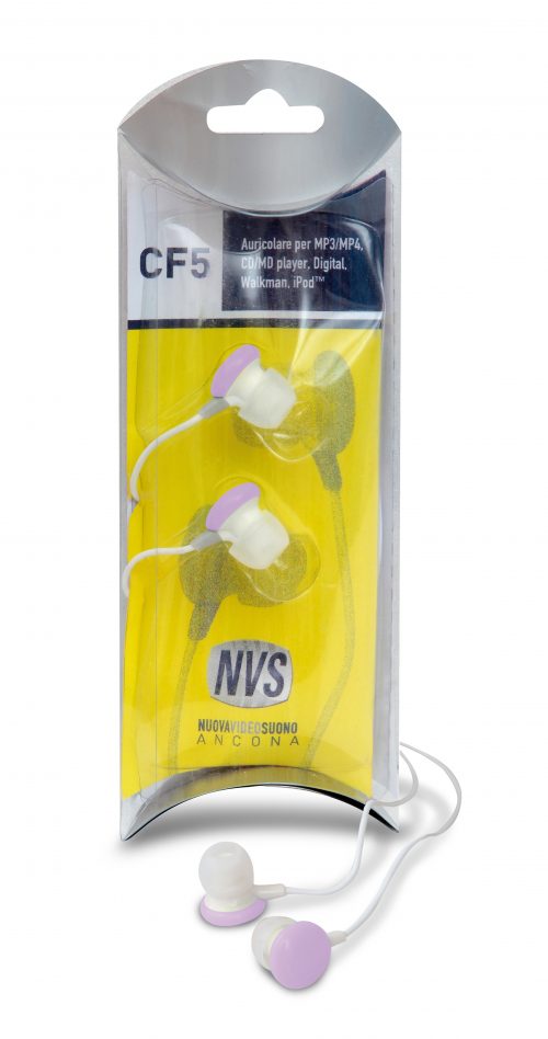 CF5VI Cuffie Auricolari tipo smarties colore viola