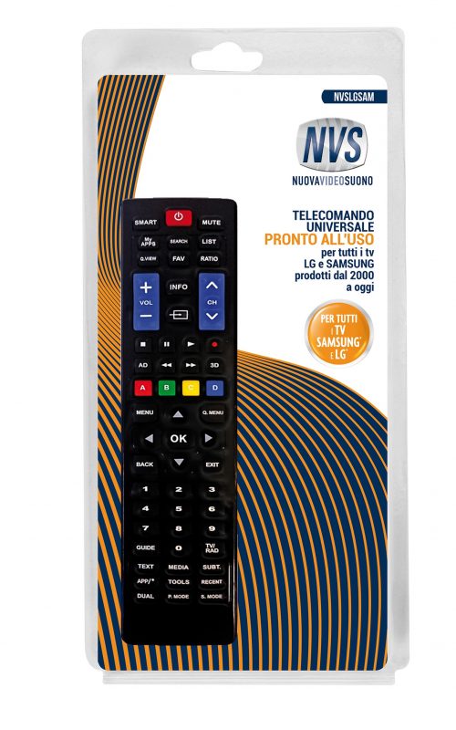 NVSLGSAM Telecomando universale per tutti i TV LG Samsung Senza programmazione