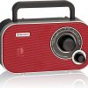 TRA-2235RD Radio portatile FM Nera Roadstar TRA-2235RD