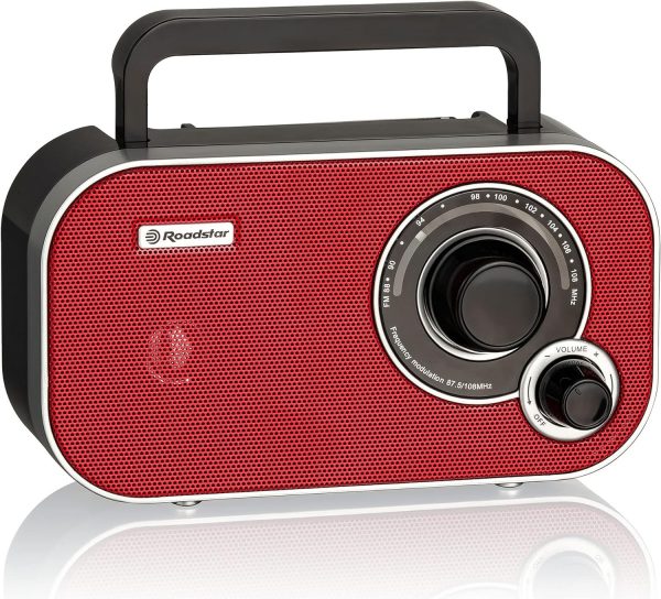 TRA-2235RD Radio portatile FM Nera Roadstar TRA-2235RD