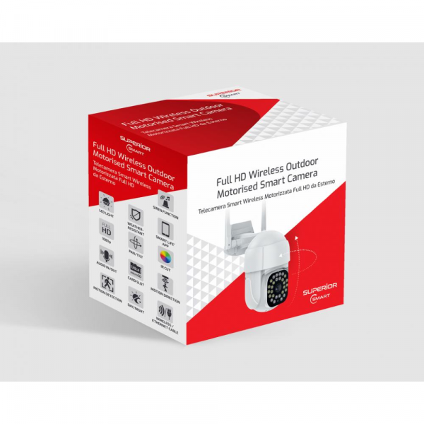 ICM003 Telecamera da esterno motorizzata Full HD smart wireless Superior SUPiCM003