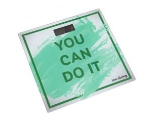 INN-142G Bilancia pesapersone ultraslim "you can do it"_rosa INN-142P