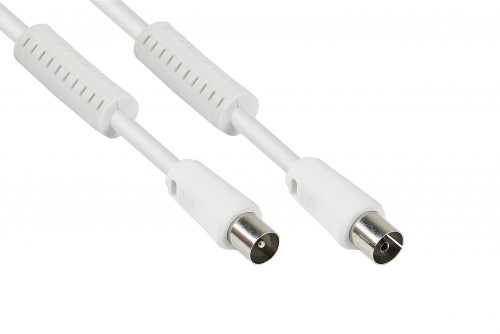 9/31W Cavo di antenna 1 spina + 1 presa iec 9,5 con filtri - 2mt