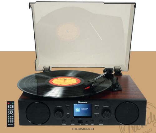 TTR8850ED+BT Radio portatile stereo DAB Giradischi Raodstar
