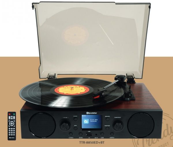 TTR8850ED+BT Radio portatile stereo DAB Giradischi Raodstar