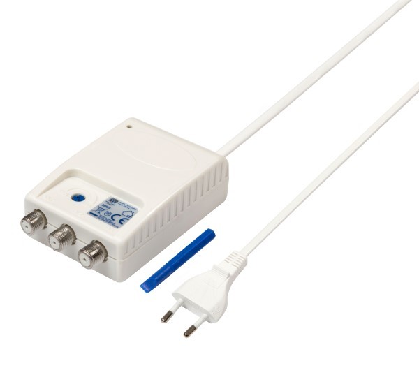 AMP25 Amplificatore da interno per antenna TV 2 uscite