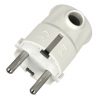 83022 Spina schuko con uscita laterale 90 gradi 16A bianca