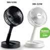 INN-525B VENTILATORE PIEGHEVOLE RICARICABILE 19 CM NERO