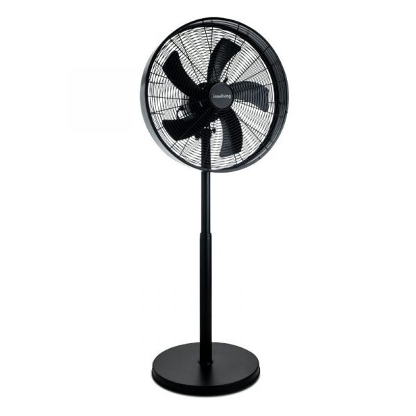 INN-529B Ventilatore Piantana 45 Cm Nero