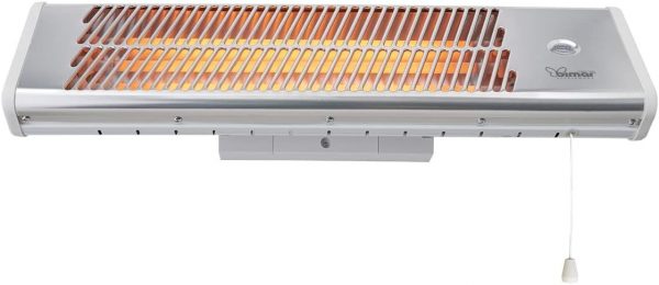 INB-HR312 STUFA QUARZO A PARETE 1500W